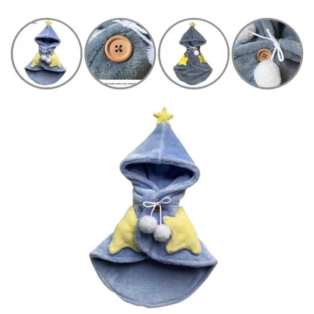 

Warm-keeping Attractive Adorable Puppy Cosplay Cloak Pet Winter Outfit for Autumn
