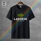 Мужская футболка Lakokse, футболка из 2019 хлопка в стиле хип-хоп с надписью Польша At Silownia Super, Спортивная, 100%