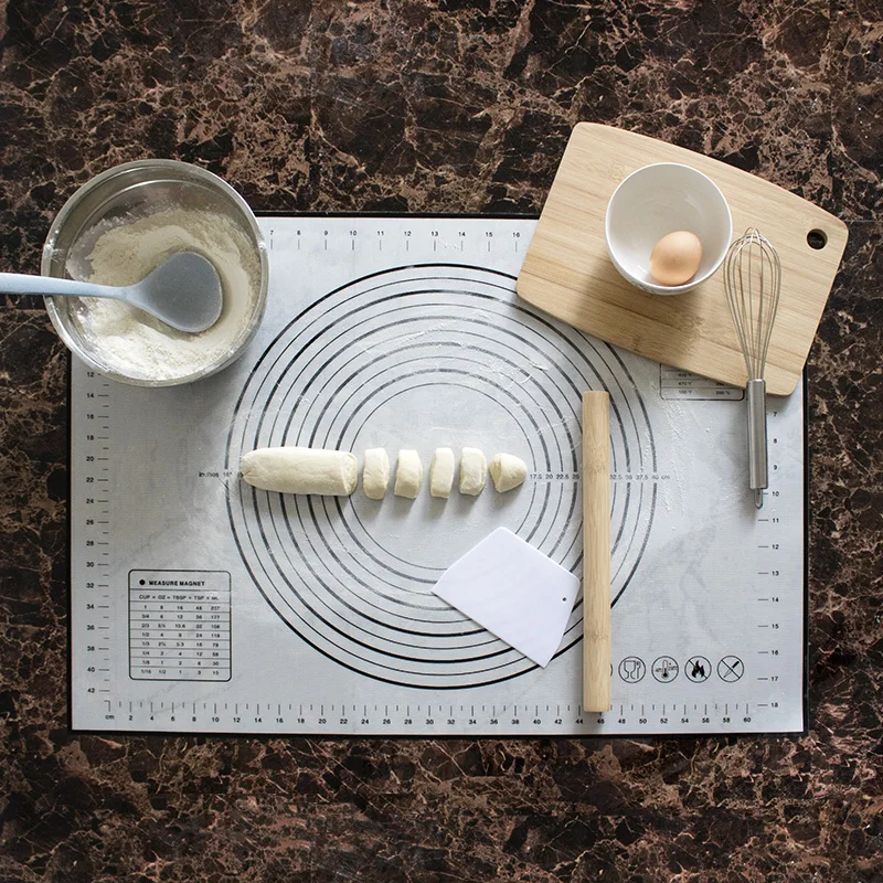 Silicone Baking Mat Pizza Dough Maker Pastry Cooking Tools Utensils Bakeware Kneading Accessories Lot Kitchen Gadgets | Дом и сад