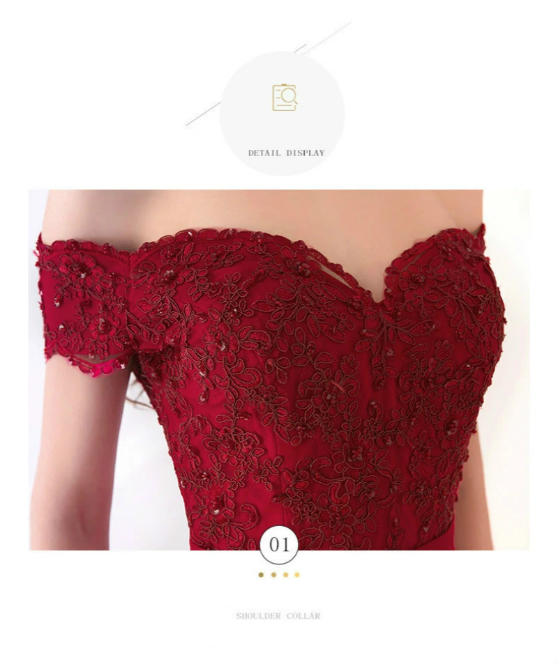 Женское длинное платье бордовое кружевное с блестками подружки невесты