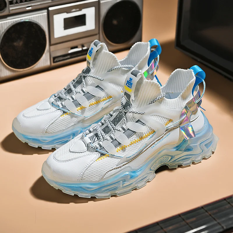 

Times New Roman 2021 Fashion Height Increasing Men's Sport Shoes Spring Autumn Breathable Light Adult Tennis Man Sneakers