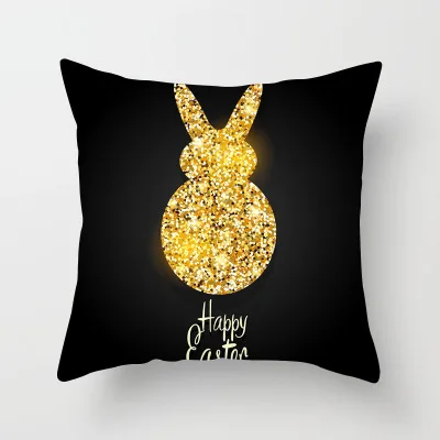 45*45 см 2019 повязка на голову с &quotкроличьими Happy Easter украшения для дома