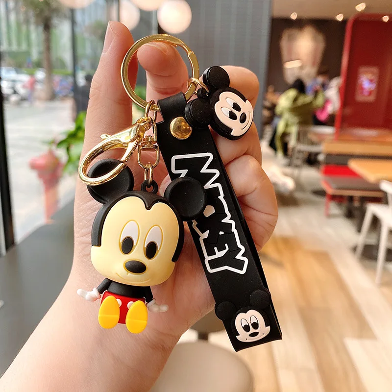 

Creative Disney Cartoon Minnie Mickey Keychain Cute Children Keychain Girl's Toys Fashion Men Women Pendant Car Key Chain Toys