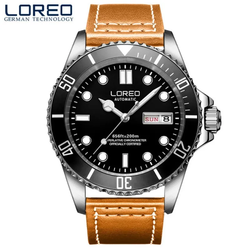 Мужские автоматические часы Horloges mannen водонепроницаемые механические с