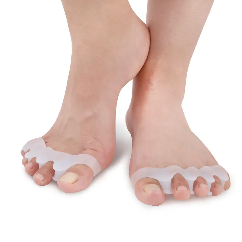 9 Pcs/set Orthopedic Bunion Correction Pedicure Socks Silicone Hallux Valgus Corrector Braces Toes Splitter Set | Красота и здоровье