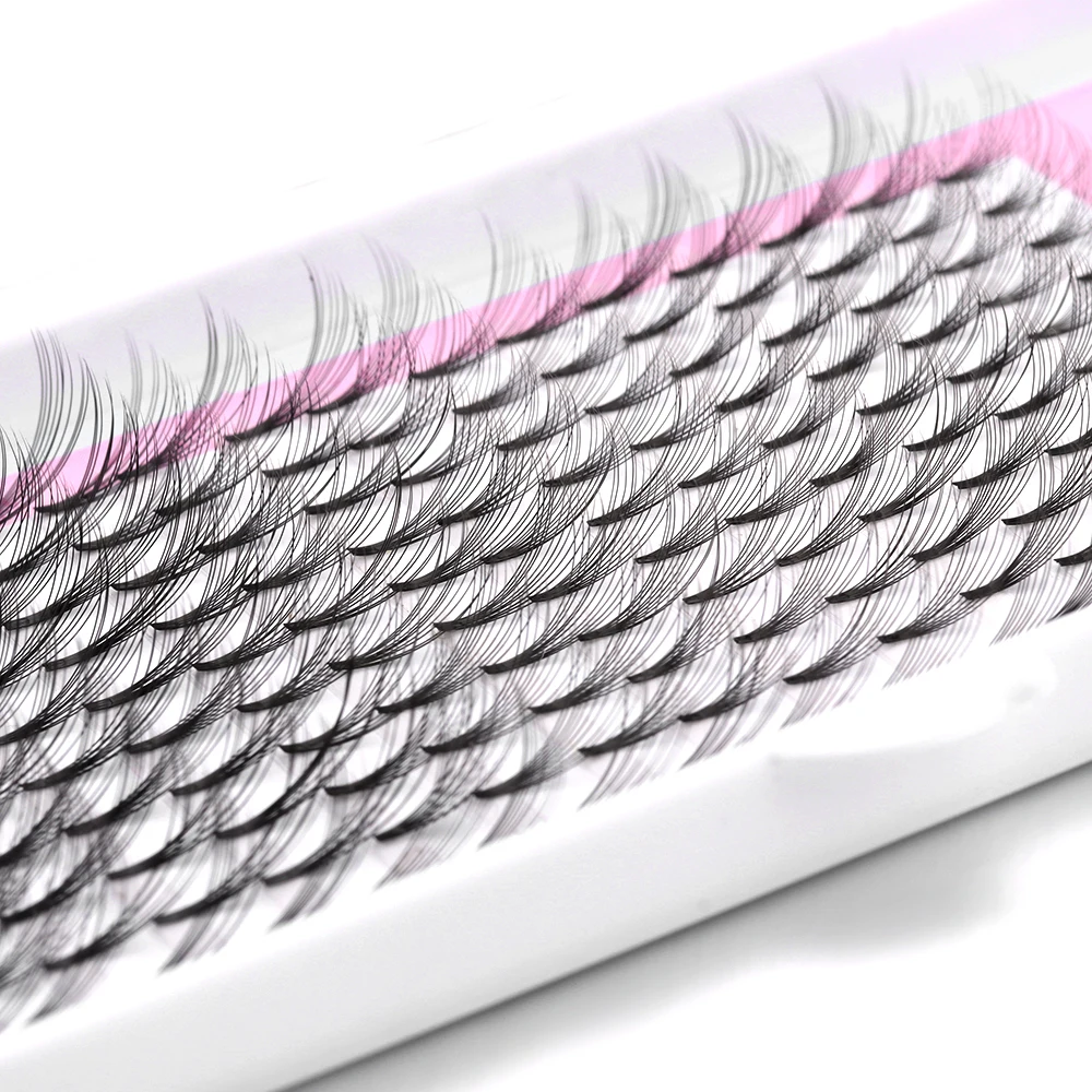 16 рядов 3D ~ 10D русские готовые объемные веерные ресницы для наращивания с тепловым