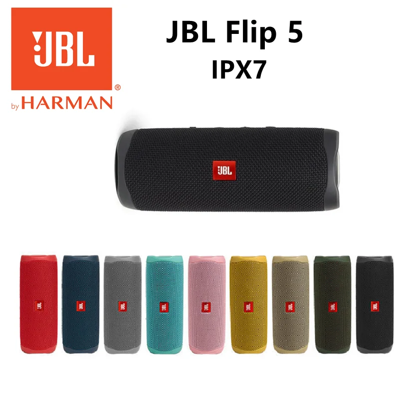 

100% Original JBL Flip 5 Bluetooth Speaker Mini Portable IPX7 Waterproof Wireless Partybox Music Boombox Outdoor Speaker