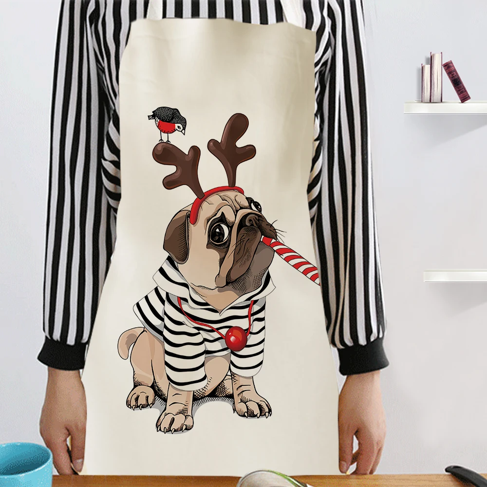 Silstar Tex Детский фартук для собаки джентльмен шапка с очками забавные фартуки