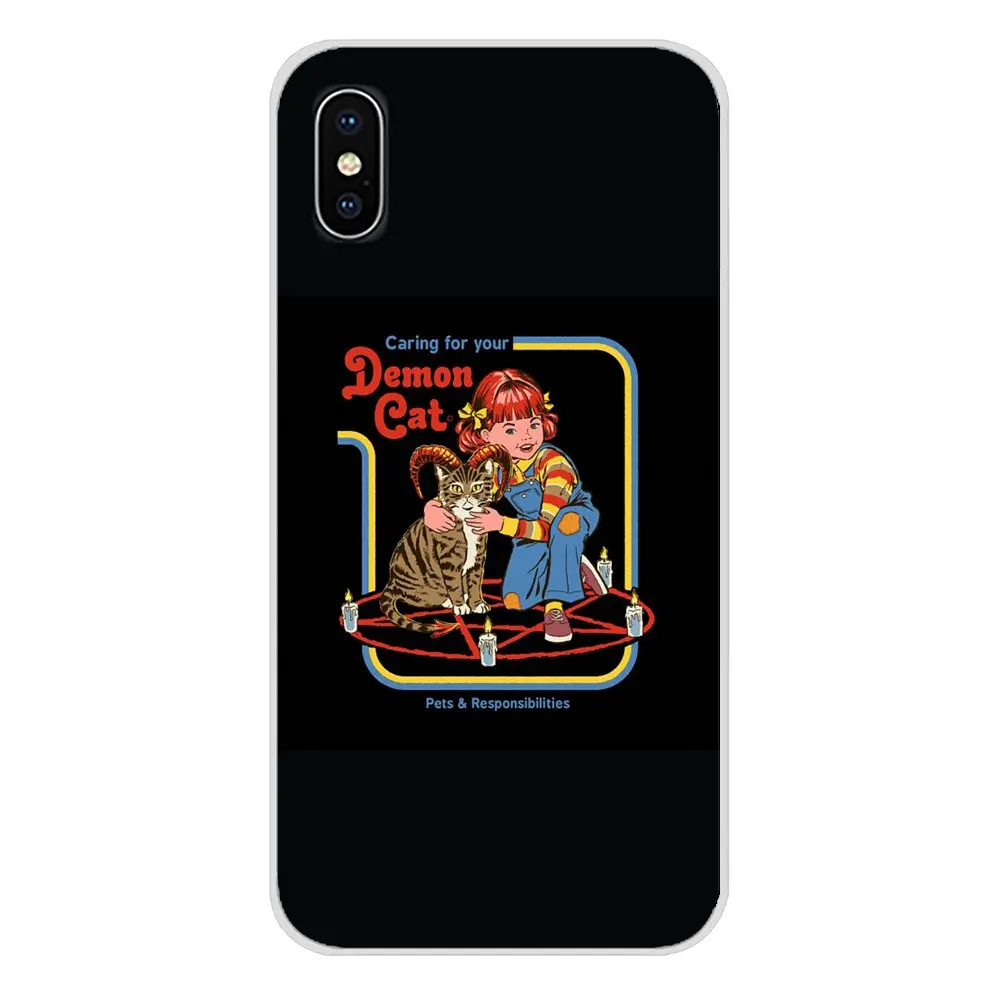 Cell Phone Shell Covers For LG G3 G4 Mini G5 G6 G7 Q6 Q7 Q8 Q9 V10 V20 V30 X Power 2 3 K10 K4 K8 2017 LET'S SUMMON DEMONS Lovely |