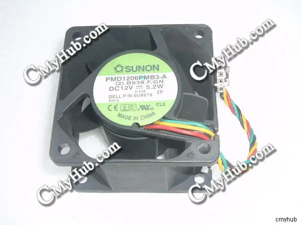 Для SUNON PMD1206PMB3-A (2).B938.F.GN 12 В 5,2 Вт 6038 6 см 60 мм 60x60x38 мм 5-контактный охлаждающий вентилятор