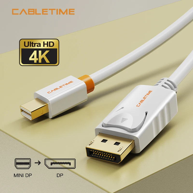 Кабель CABLETIME Mini DisplayPort к кабелю DP 4K HD мини для ноутбука Macbook C053 | Электроника