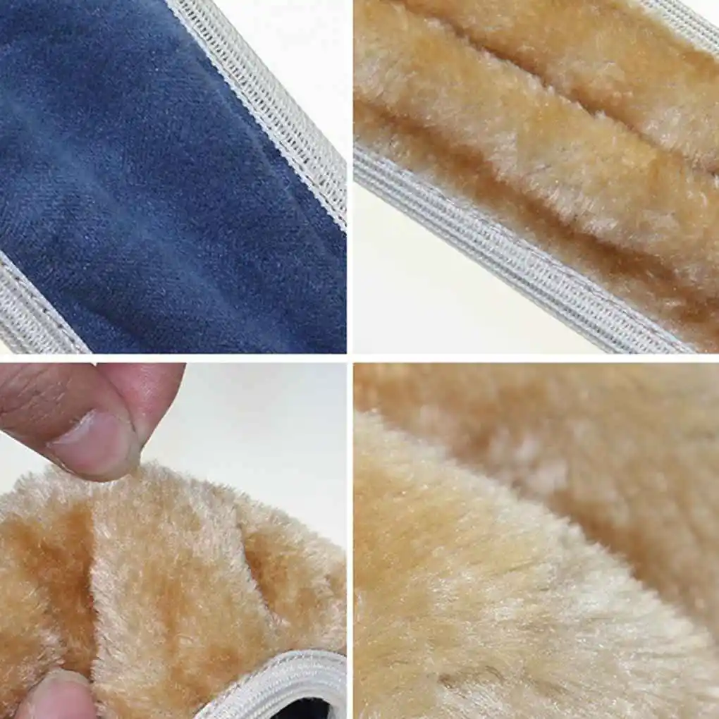 Мягкий плюшевый эластичный чехол для рулевого колеса протектор автомобильного 38