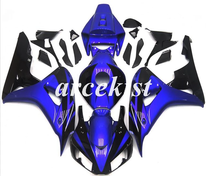 

Injection Mold New ABS Whole Fairings kit Fit for HONDA CBR1000RR 2006 2007 06 07 Bodywork set blue black