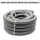 Пылесос шланг с резьбой 123 м внутренний Диаметр 50 мм фабрика мембраны с вакуумными трубками из мягкой трубы соломинки прочный Запчасти