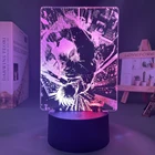 Яркий двухцветный светильник в стиле аниме, украшение для детской спальни, подарок на день рождения, манга, юютсу, кайсен, двухцветная СВЕТОДИОДНАЯ лампа в стиле аниме