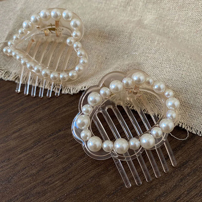 Шпилька для волос с жемчугом женская элегантный темпераментный модный головной