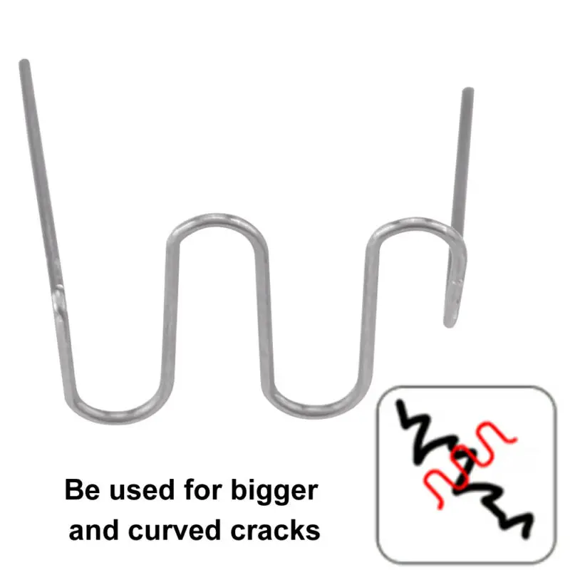 

0.6mm Welding Staples Tools 200pcs Bumper Replacement Set.Supplies Silver