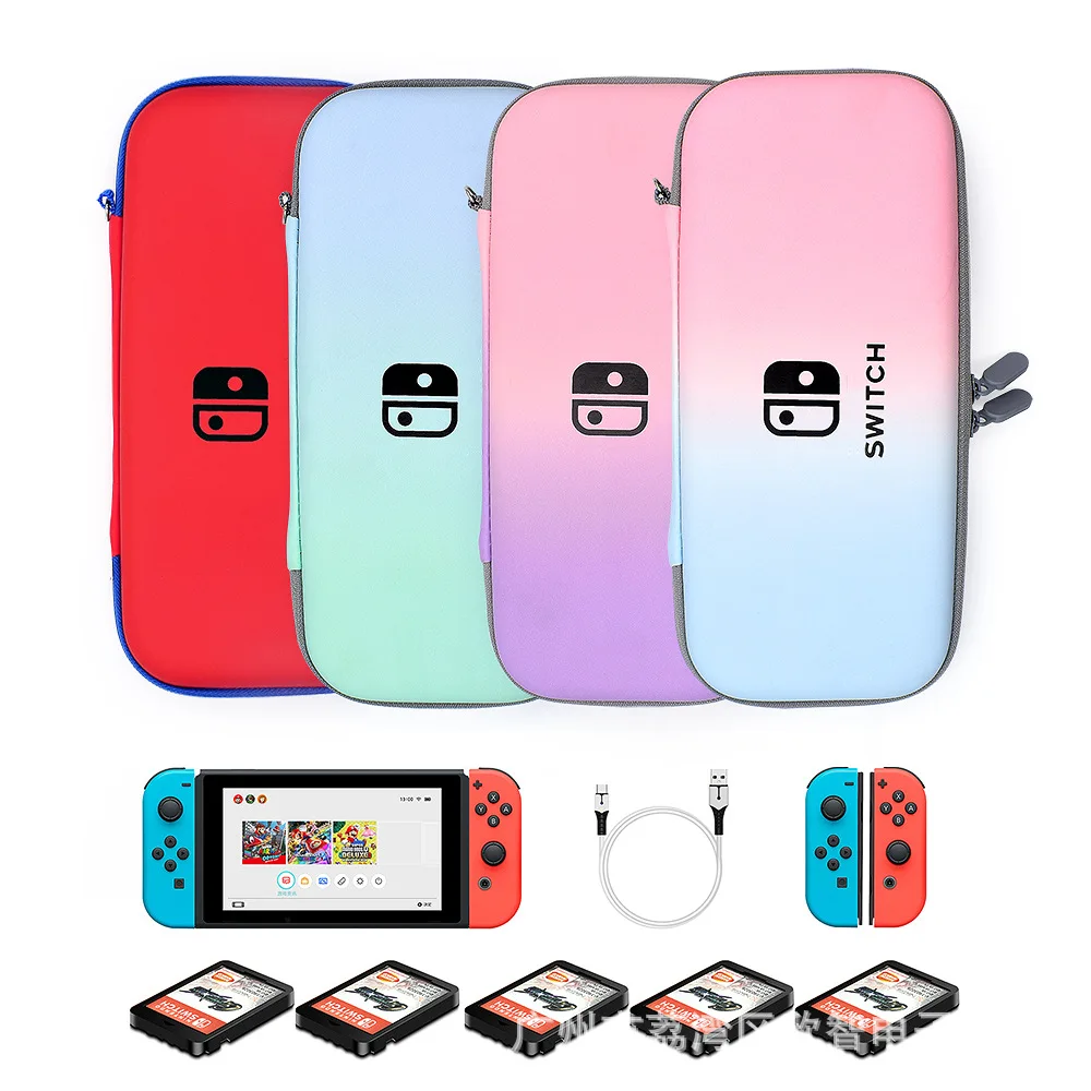 

Macaron Protective Storage Bag For Nintendo Switch Gradient Portable Travel Hard Case For Nintendo Switch NS Accessories Pouch