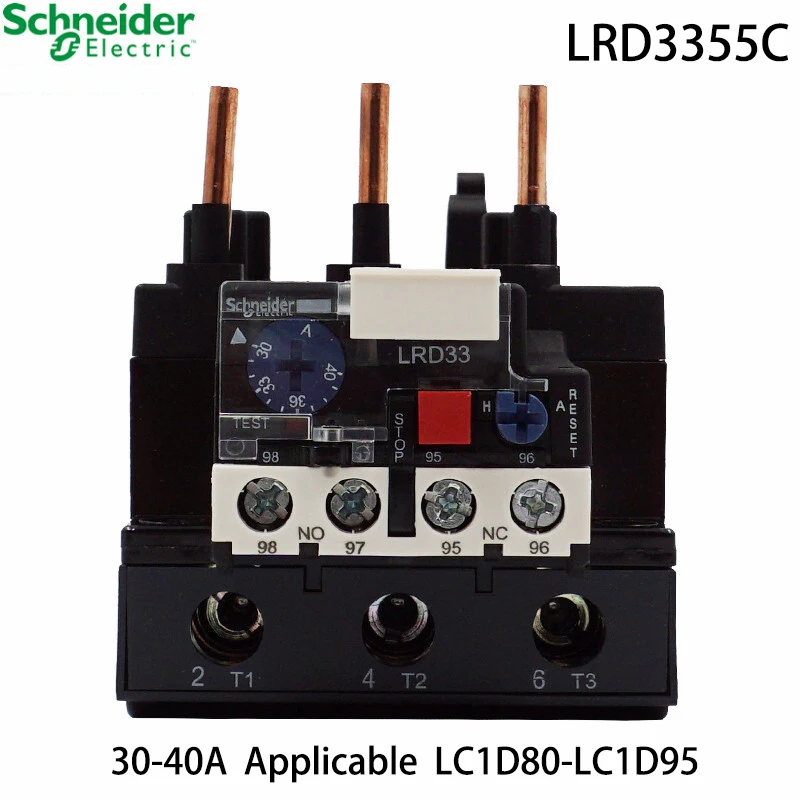 

Реле тепловой перегрузки Schneider Electric LRD3355C, LR-D3355C, 30-40 А, LC1D, TeSys