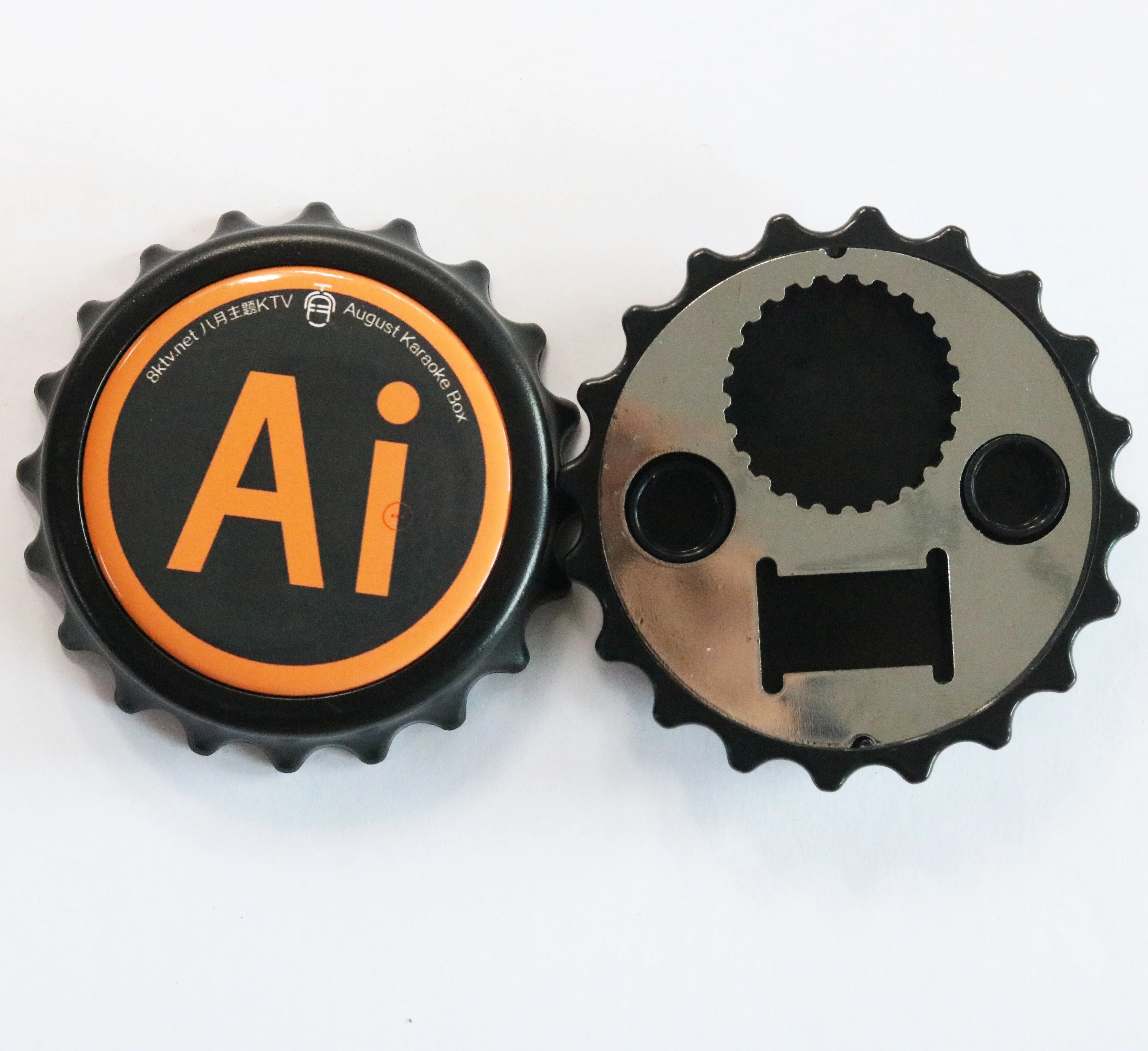 58 мм магнитный Открыватель для бутылок в форме крышки европейском стиле/100