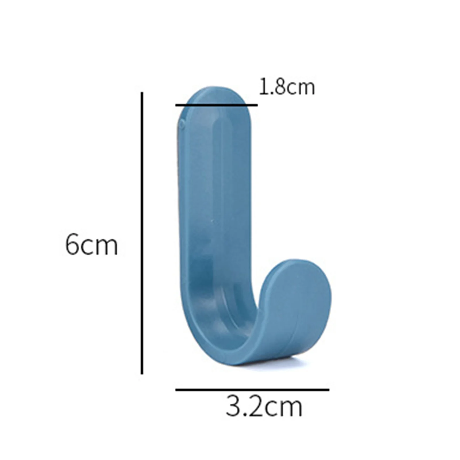 

4Pcs Nordic Practical Convenient Multifunctional Stylish Wall-mounted Hangers J-hook Kitchen Bathroom Door Sundries Hooks