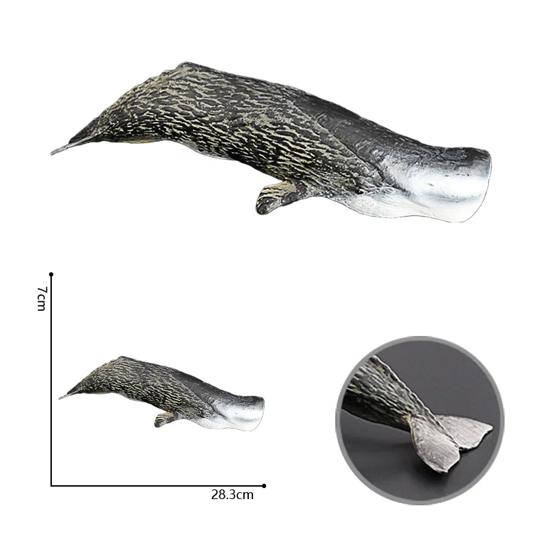 

Large Whale Marine Animal Model Toys Tiger Humpback Whales Action Figure Figurines for Decor Home Garden Children Xmas Gift