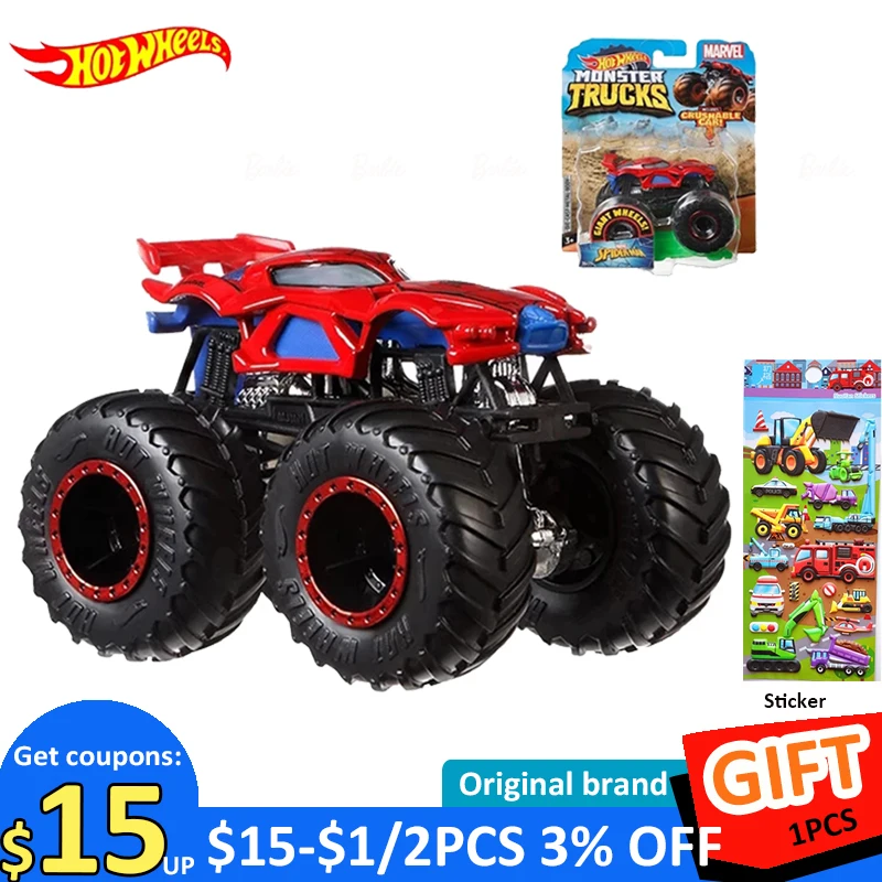 Оригинальный Хот Вилс джипы гигантские надувные колеса 1:64 игрушечных