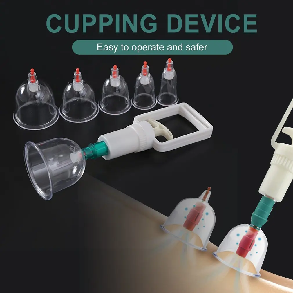 1 Набор * 6 шт. вакуумный массаж баночный набор толще Магнитная аспирационных