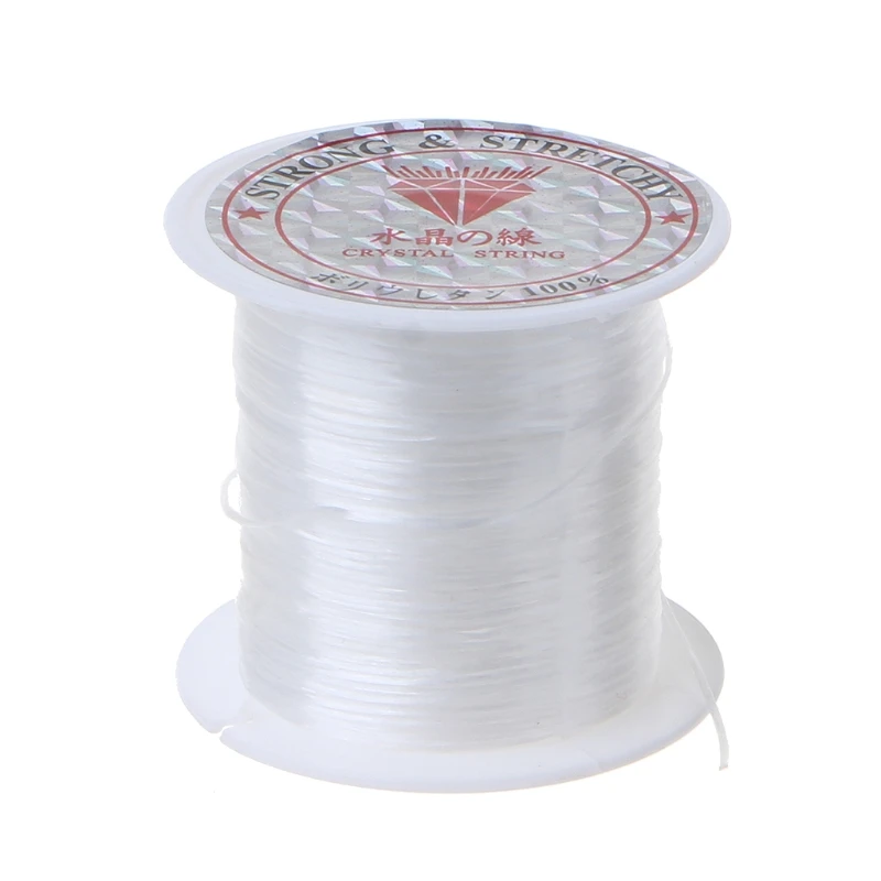 

69HB Elastic Clear Beading Thread Stretch Polyester String Cord for Jewelry Making