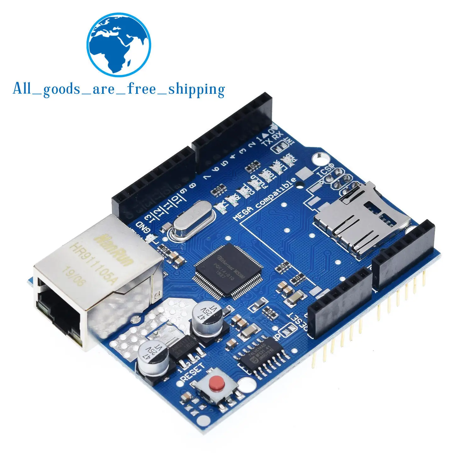 UNO Shield Ethernet Shield W5100 R3 UNO Mega 2560 1280 328 UNR R3 только W5100 макетная плата для Arduino