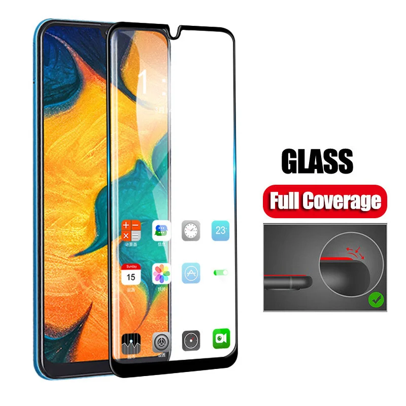 2 в 1 защитная пленка для объектива Samsung Galaxy A50 закаленное стекло A10 A30 A40 A70 Защитная