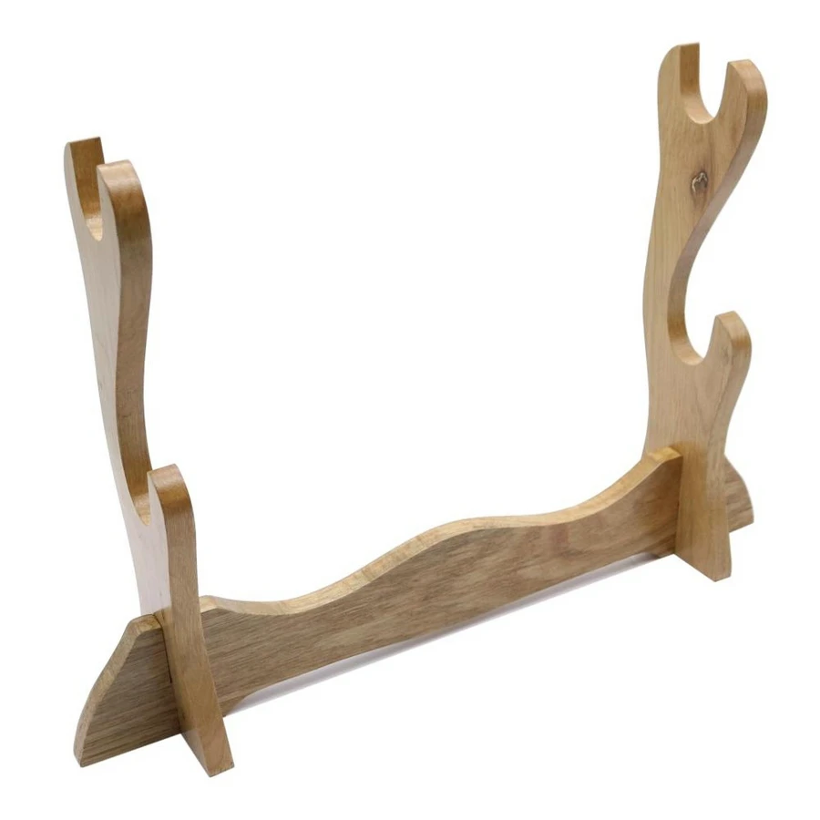 Samurai меч катана вакидзаси Танто держатель стенд дисплей 2 слоя настоящее дерево |