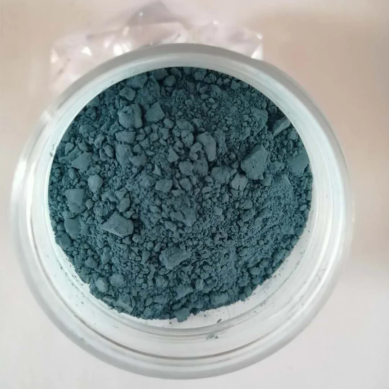Natural mineral pigment powder for traditional Chinese painting oil mural Japanese Blue color Azurite |