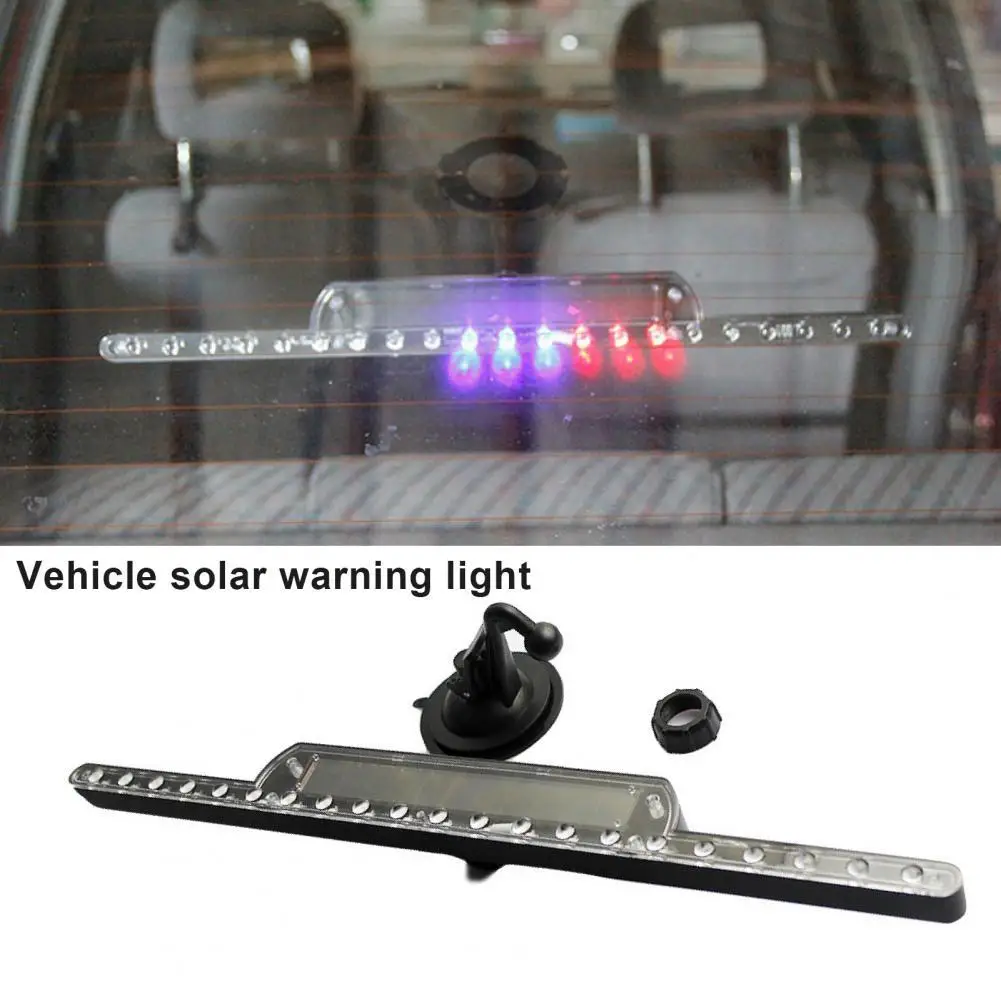 

Alarm Light Easy Installation Wide Application Efficient LED Wireless Solar Flashing Light for Car
