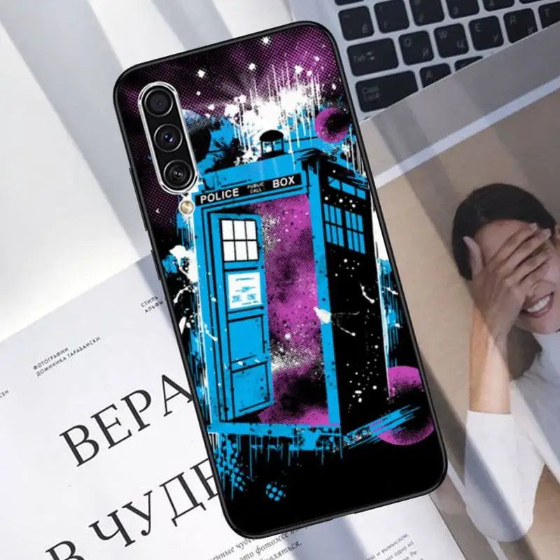 

Tardis Box Doctor Who Phone Case For Samsung A20 A30 30s A40 A7 2018 J2 J7 prime J4 Plus S5 Note 9 10 Plus