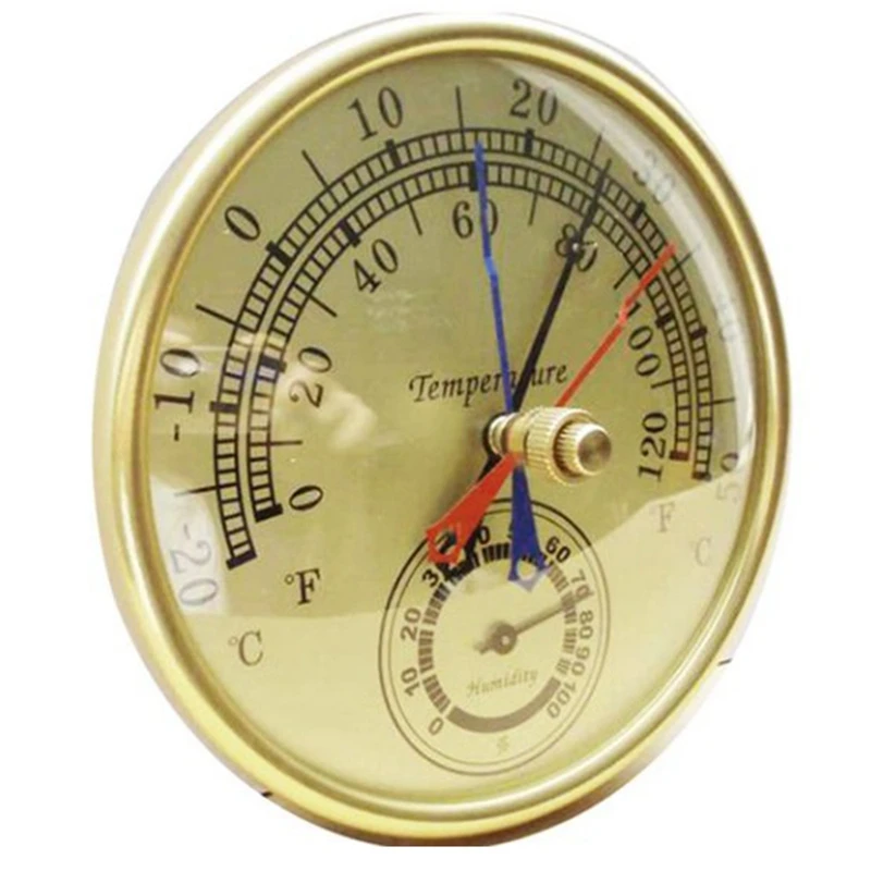 5Inch Min Max Thermometer Hygrometer Wall Mount Hang Analog Indoor Outdoor Anti Rain Temperature Humidity Meter | Инструменты