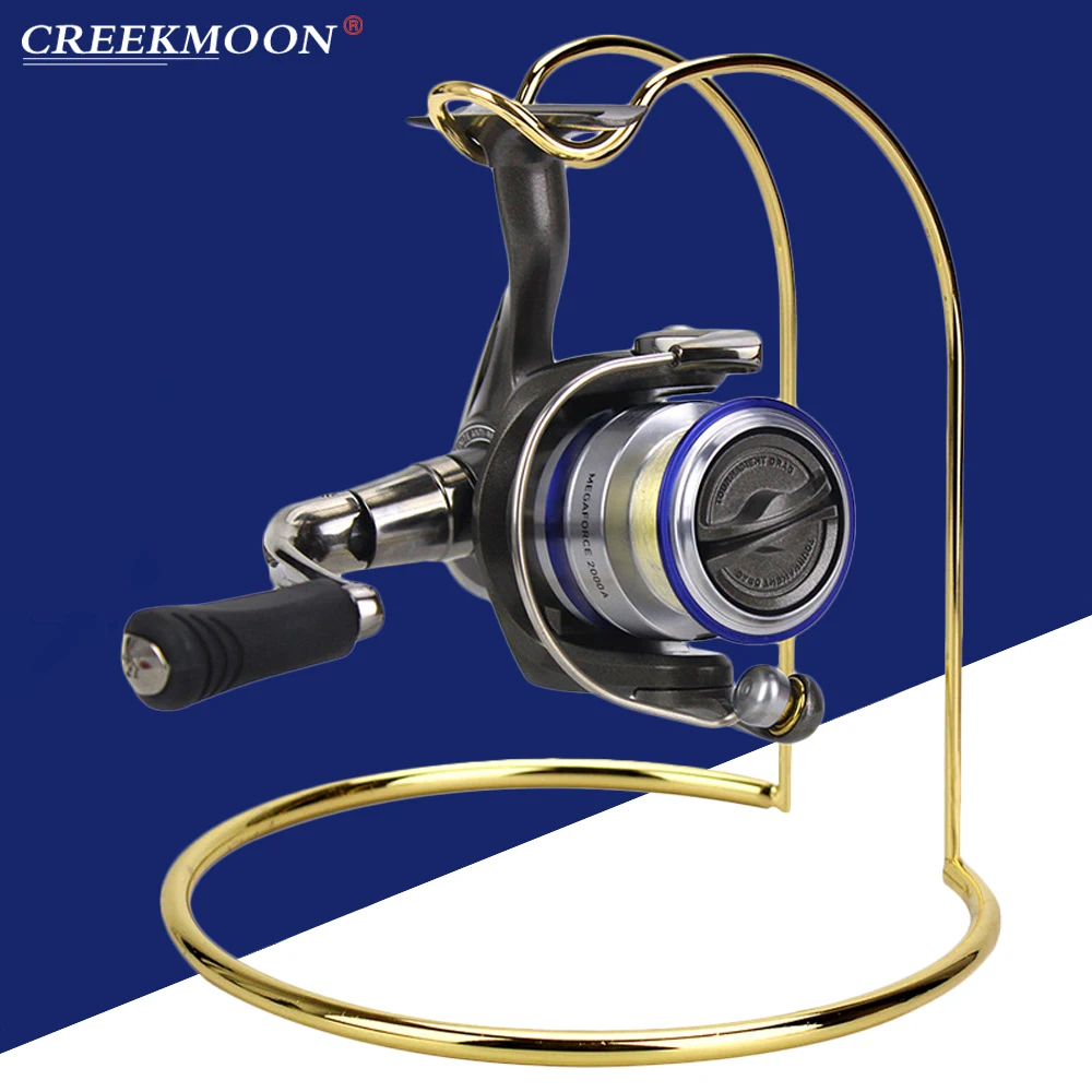 Stainless Steel Fishing Reel Gear Stand Carp Lures Hat Rod Holder Spinning Reel Rack Fish Shelf Accessories Tackle Tools