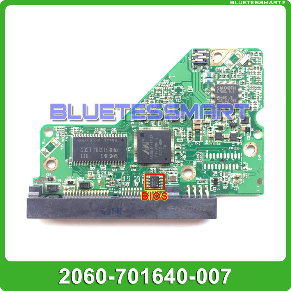 hdd pcb печатная плата 2060 701640 007 rev a для wd 35 sata ж