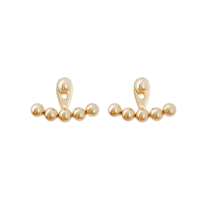 

2021 Trendy Simple Copper Alloy Women's Net Red Temperament Earrings