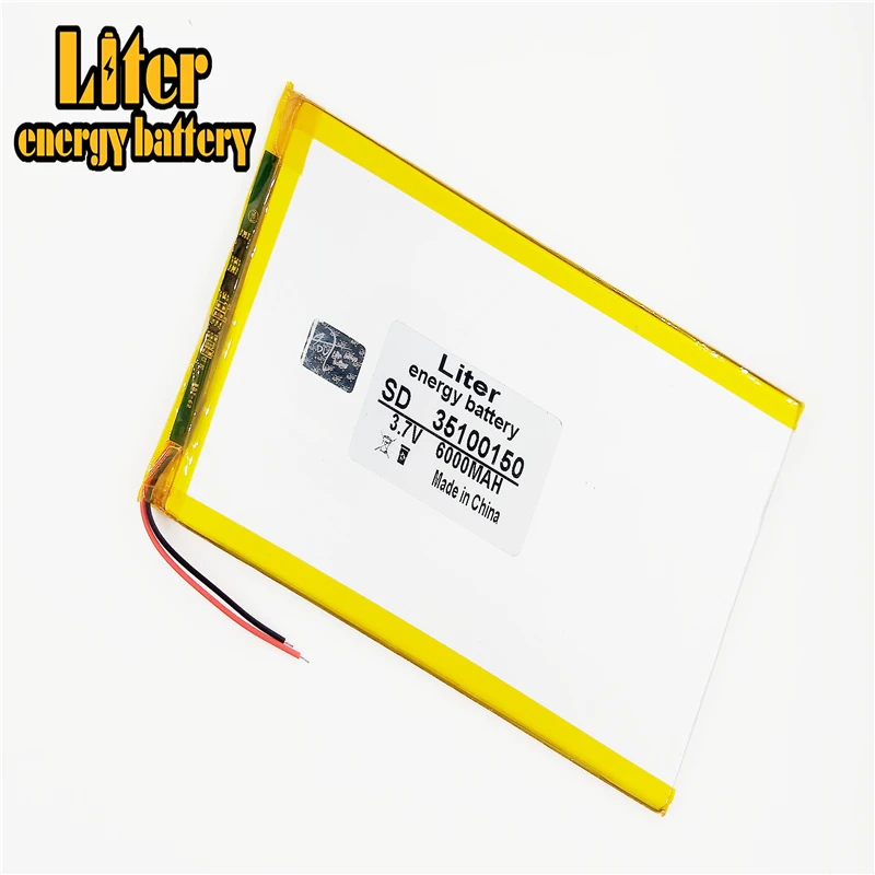35100150 3 7 V 6000MAH (полимерный литий-ионный аккумулятор) аккумулятор для планшетного