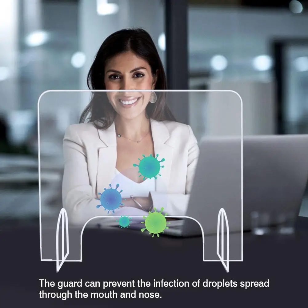 Акриловая Защита от солнца прозрачная стойка для приема с УФ фильтром прозрачные