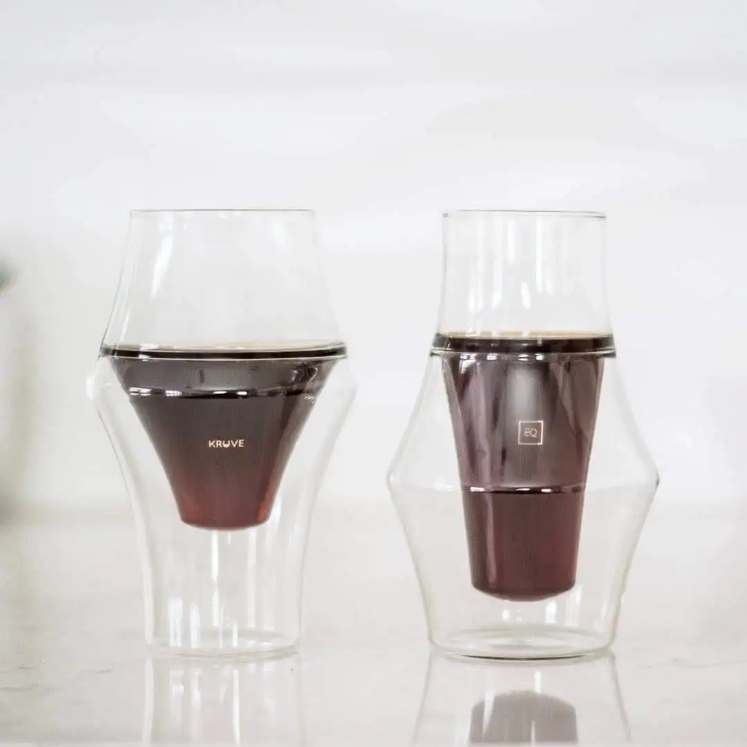 KRUVE EQ-gafas para Espresso, copa de degustaci&oacute;n, mejora la experiencia sensorial, Aroma mejorado, sabor equilibrado, Apto para lavavajillas-1