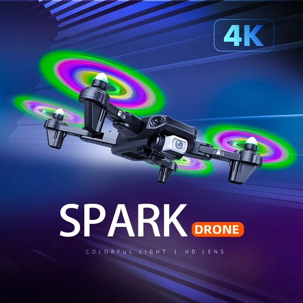 Новый 1809 светодиодный Дрон с 4K HD двойной камерой WIFI FPV технология анти помех