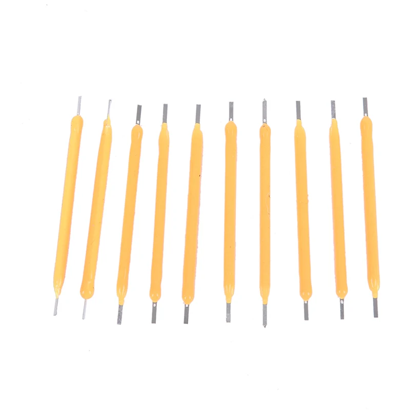 10Pcs Filament Bulb Candle Light Source COB Super Bright LED DIY Candle Light Lamp Manual Supply Warm White Lighting