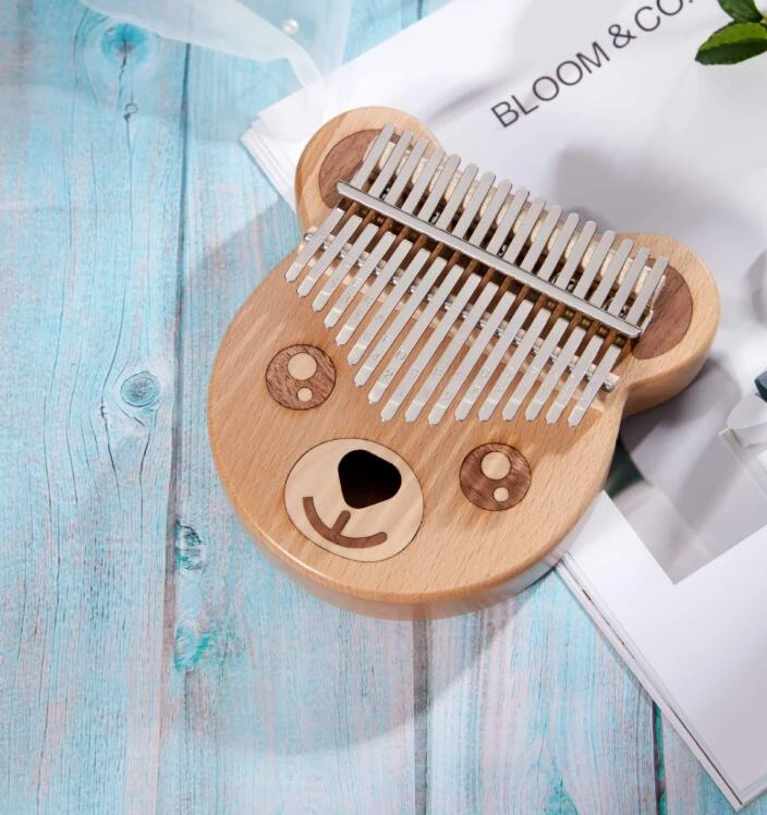 17-key Kalimba африканское красное дерево акации палец пальца фортепиано 17 ключ