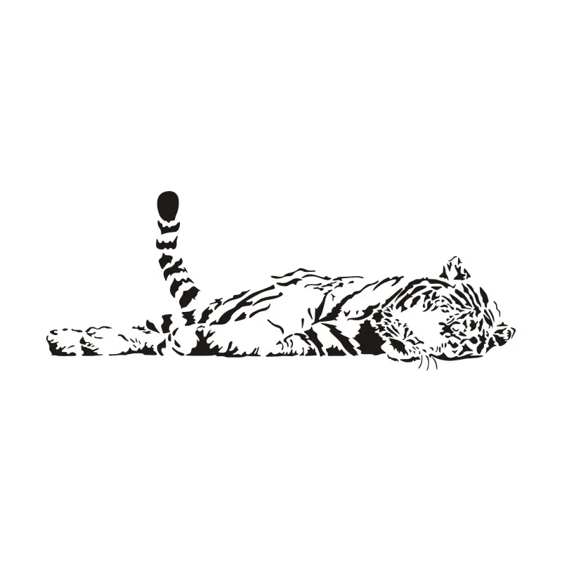 Наклейка на стену с изображением тигра 100*40 см|family fashion|wall sticker decortiger wall stickers |