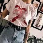 VIP HJN Ranma 12 японская женская модель 90s Kawaii Grunge Эстетическая белая футболка хипстеры милые топы