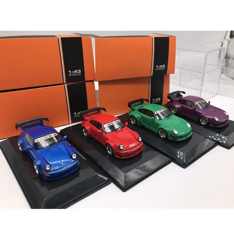 Ixo 1:43 полимерная модель автомобиля Po.sche RWB993 широкий корпус модифицированная