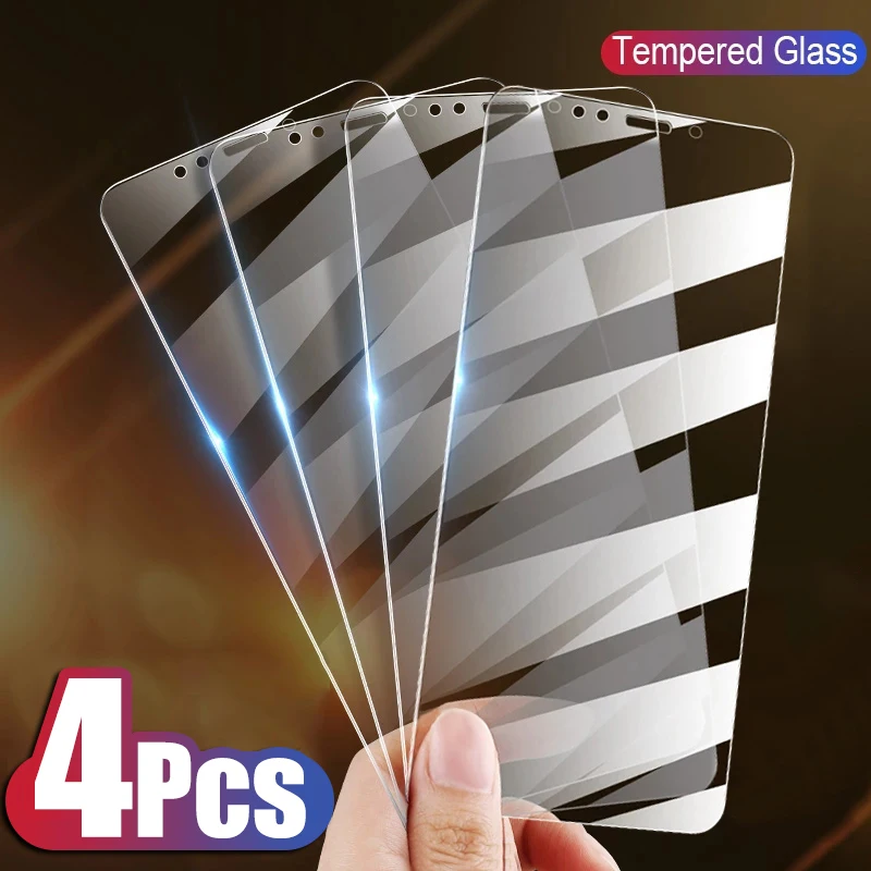 4 шт полное покрытие стекло на iPhone 11 12 X XS Max XR закаленное для 7 8 6 Plus 5 SE Pro защита
