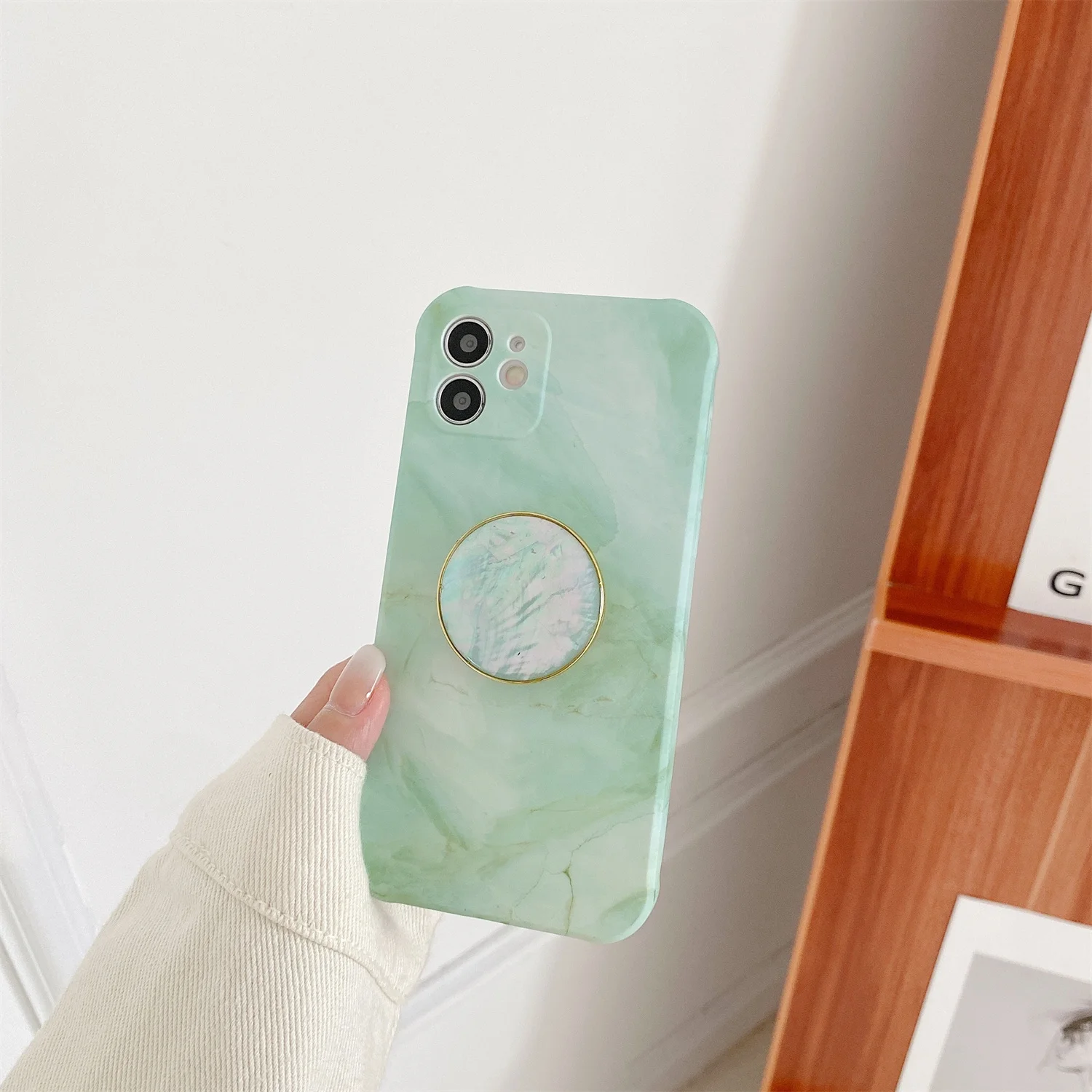 Роскошный чехол для телефона с золотой градиентной мраморной текстурой IPhone 12 13 11